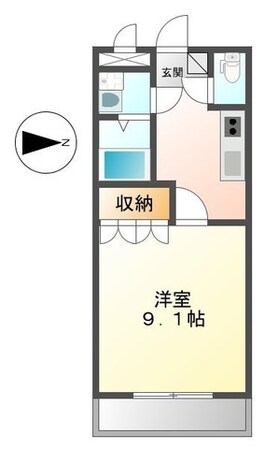 御着駅 徒歩1分 1階の物件間取画像